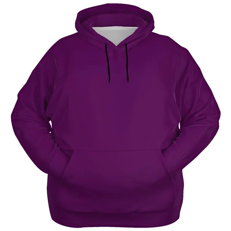 Purple Pullover Hoodie | Unisex | with PLUS sizes | Medium Dark Pure Purple | C50M100Y0K60