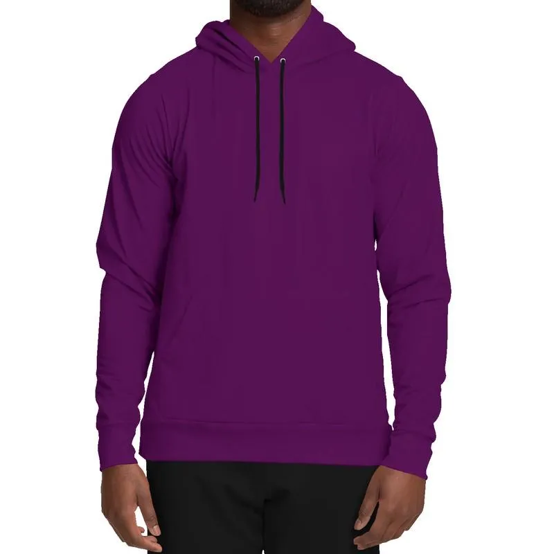 Purple Pullover Hoodie | Unisex | with PLUS sizes | Medium Dark Pure Purple | C50M100Y0K60