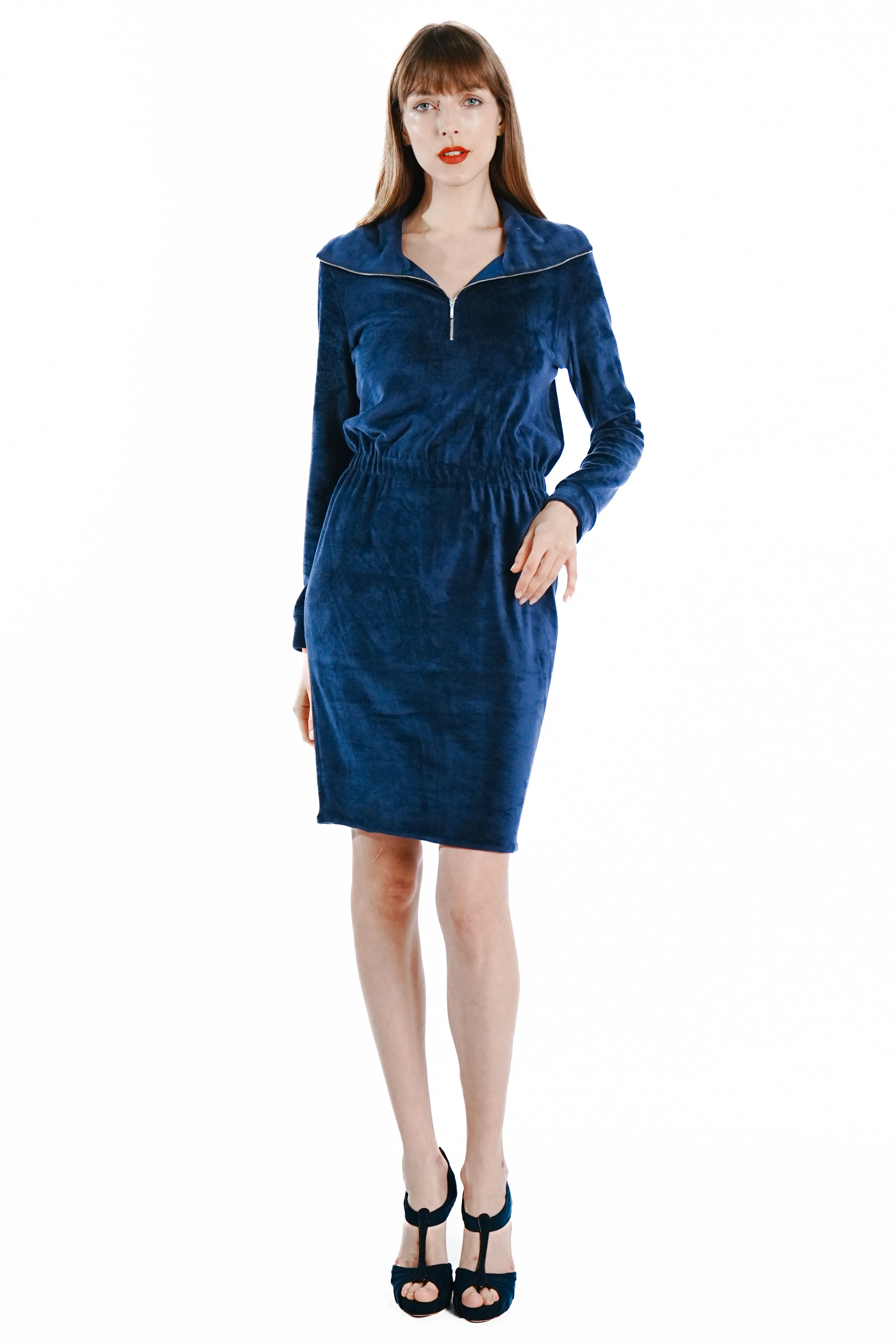 Raya Luxe Velour Dress