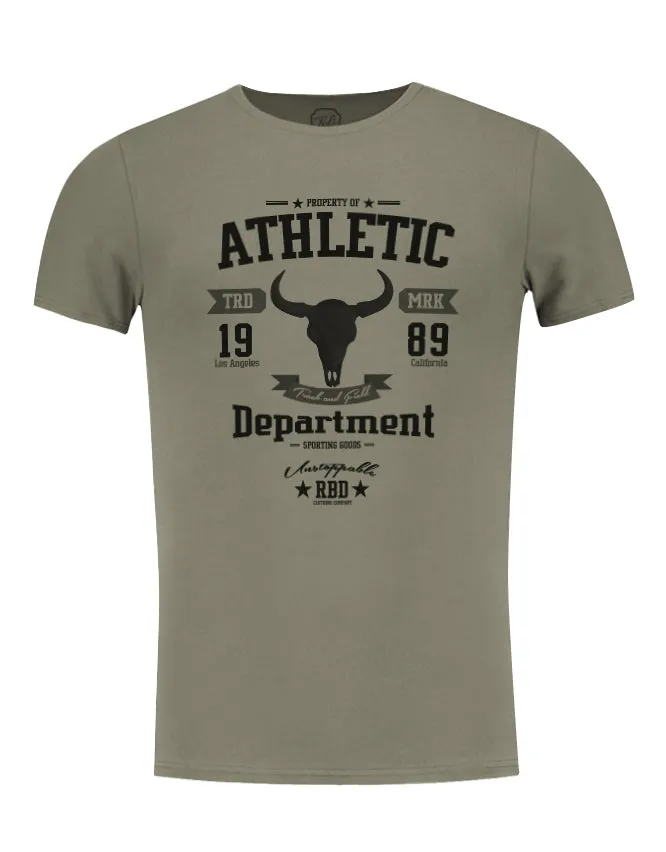 RB Design Athletic Department Men's T-shirt HQ Stretch Cotton / Color Option / MD889