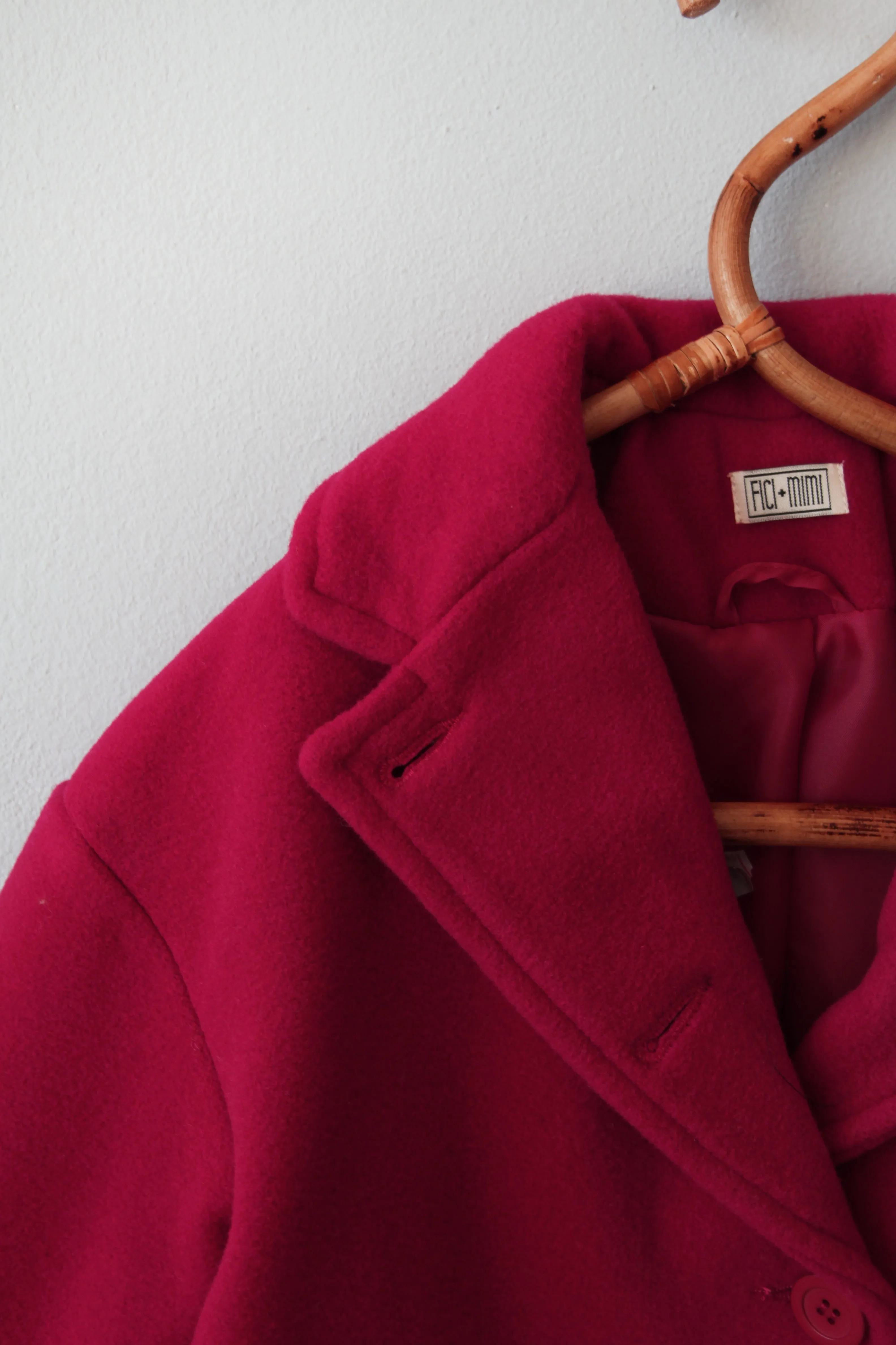 Red riding hood wool coat