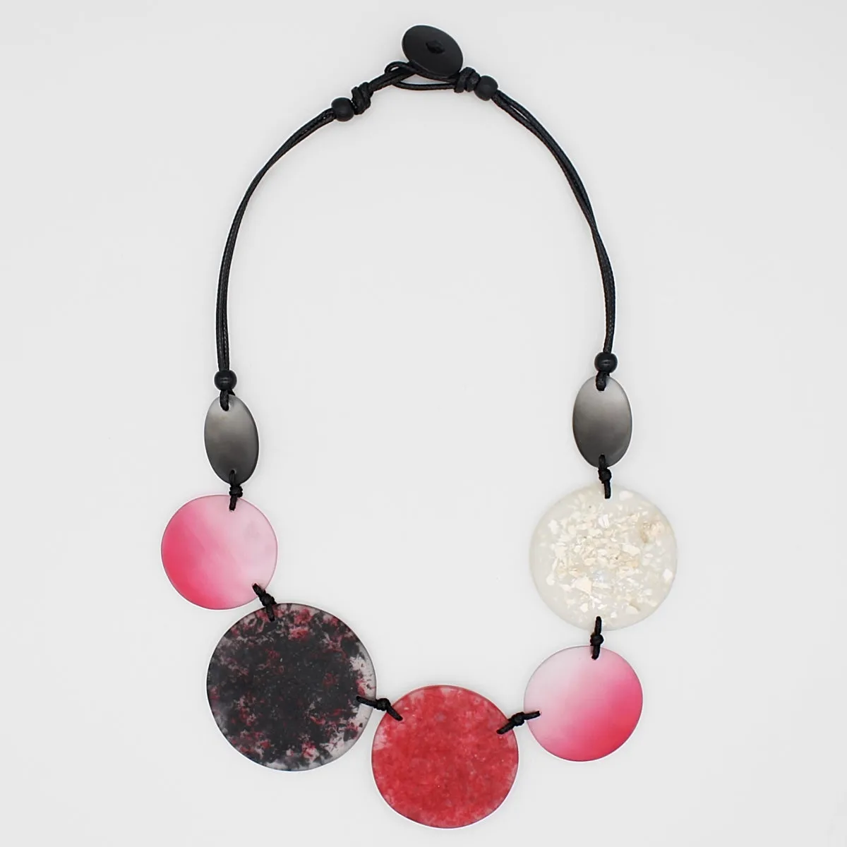 Red Shimmer Brooke Necklace