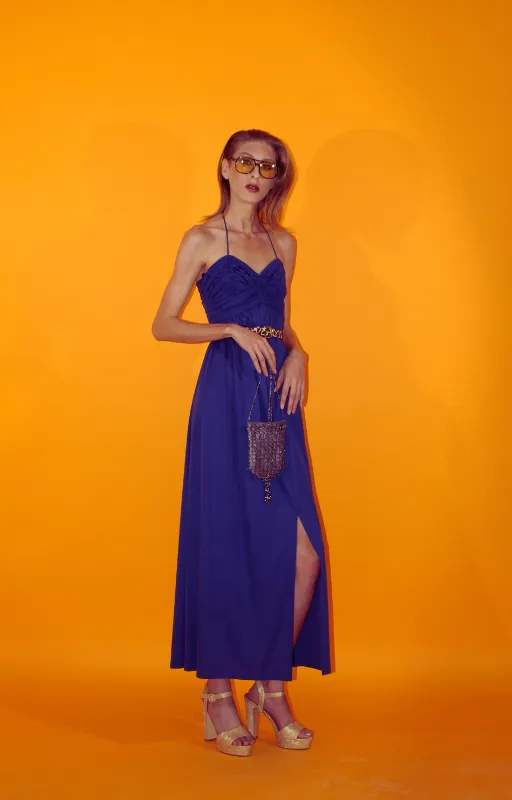 RENT Vintage Blue Prom Dress