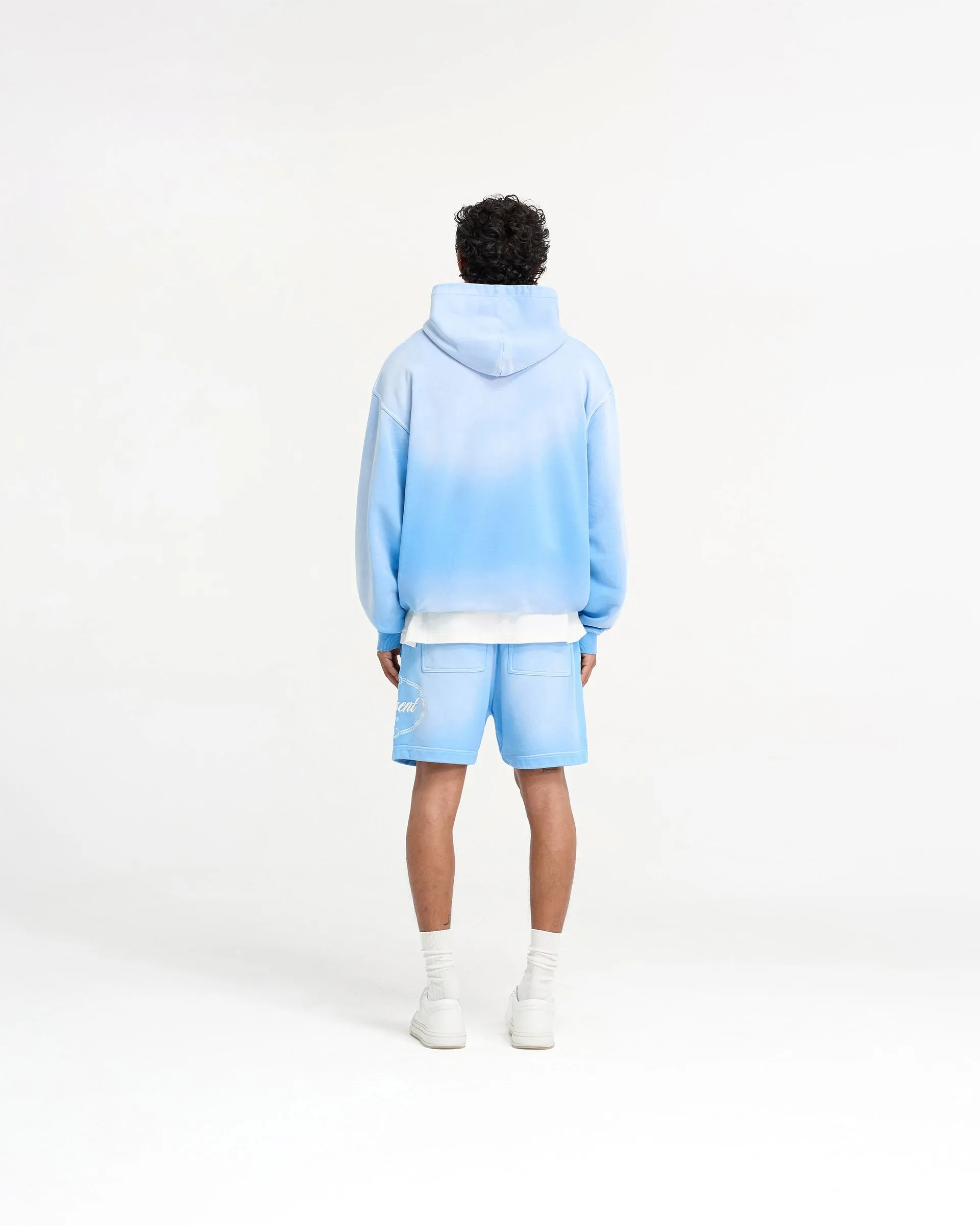 Represent X Harrods Crest Hoodie - Cloud Blue