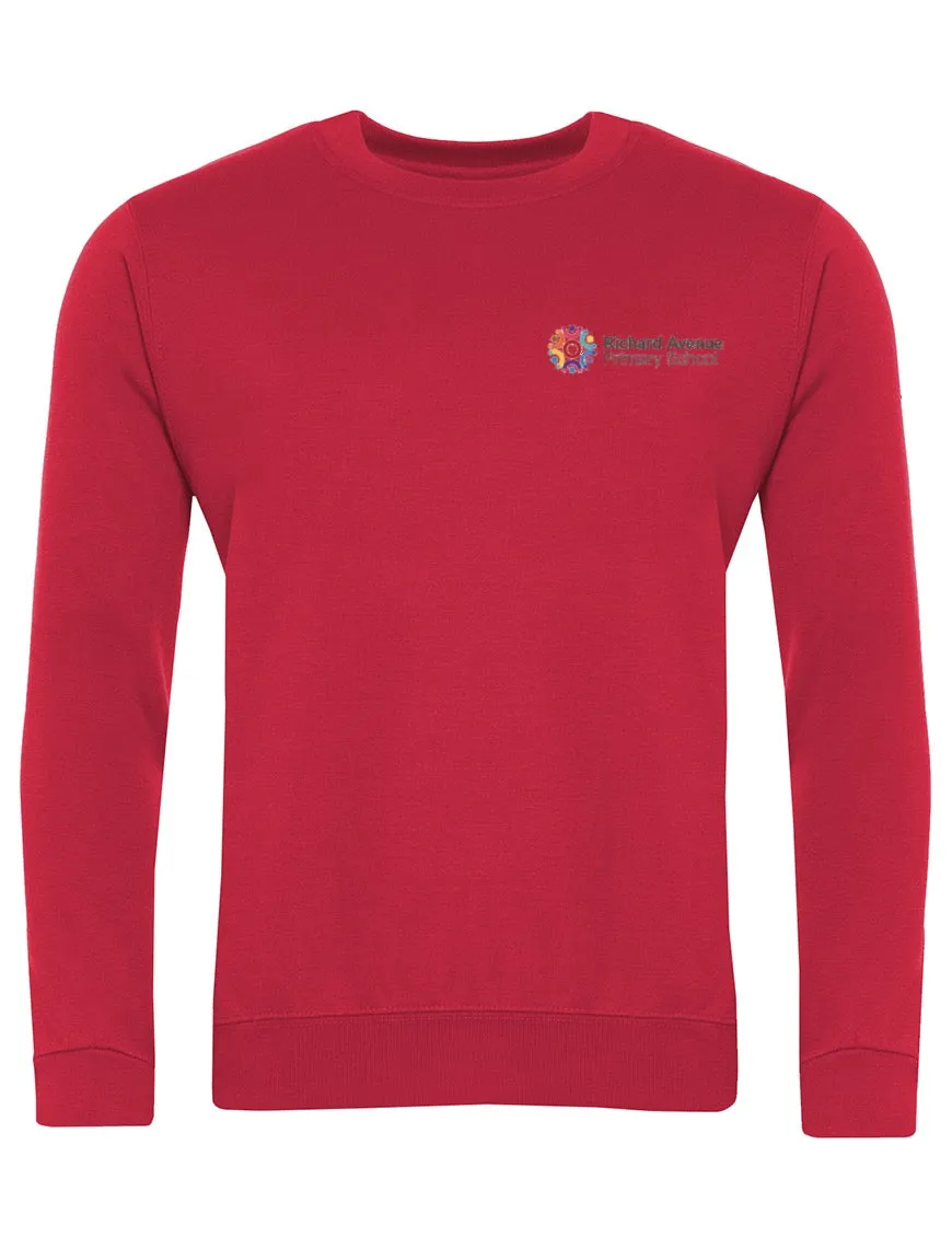 Richard Avenue Primary School Red Sweatshirt