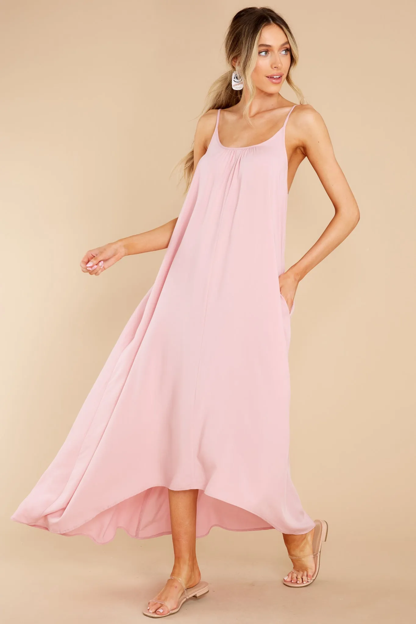 Right As Rain Pink Maxi Dress