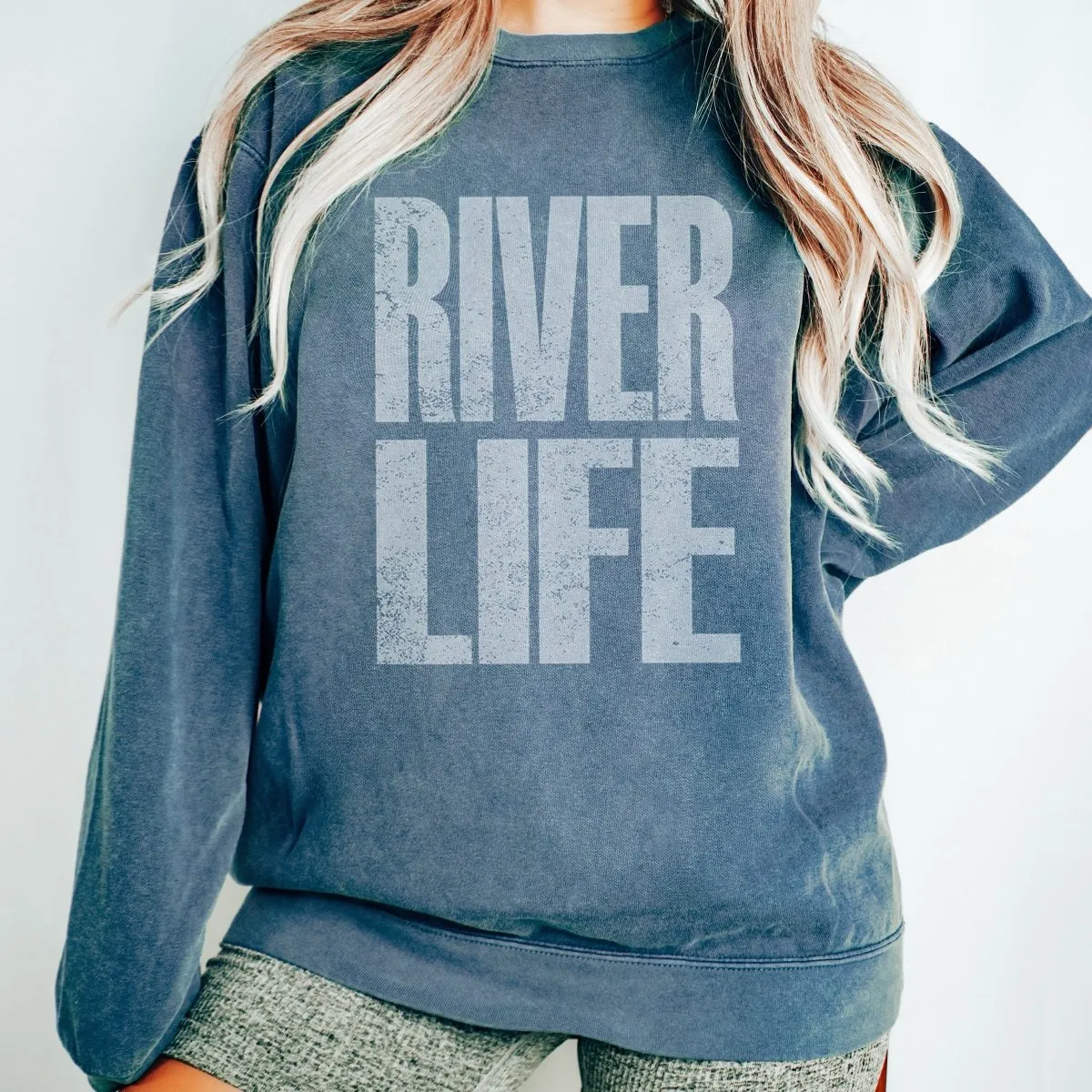 River Life Comfort Colors Crew