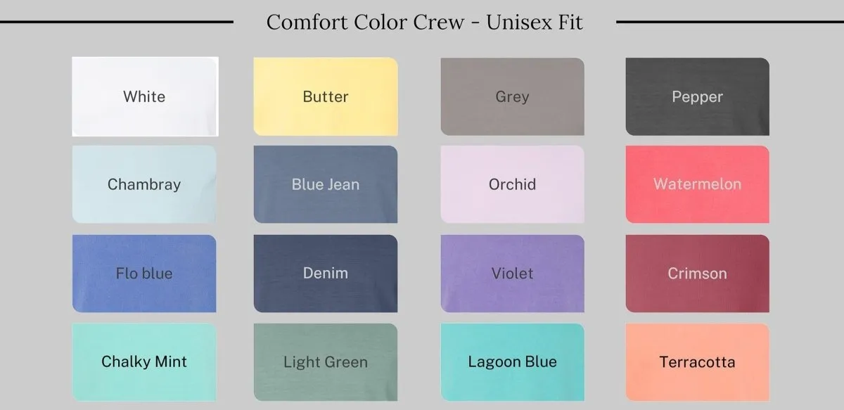 River Life Comfort Colors Crew