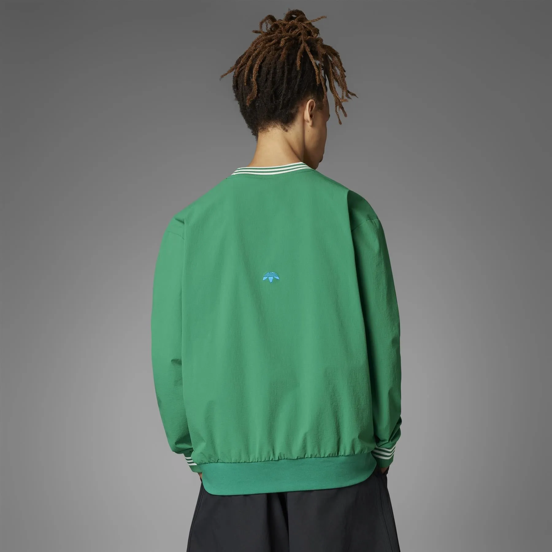 Rolling Links Skate Crew Neck Sweatshirt Green - AW24