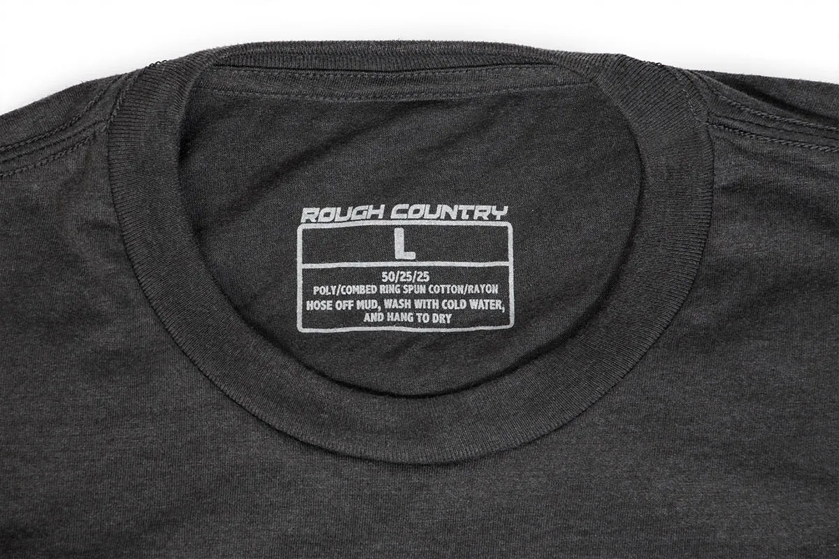 Rough Country T-Shirt - American Flag - Blue - XL