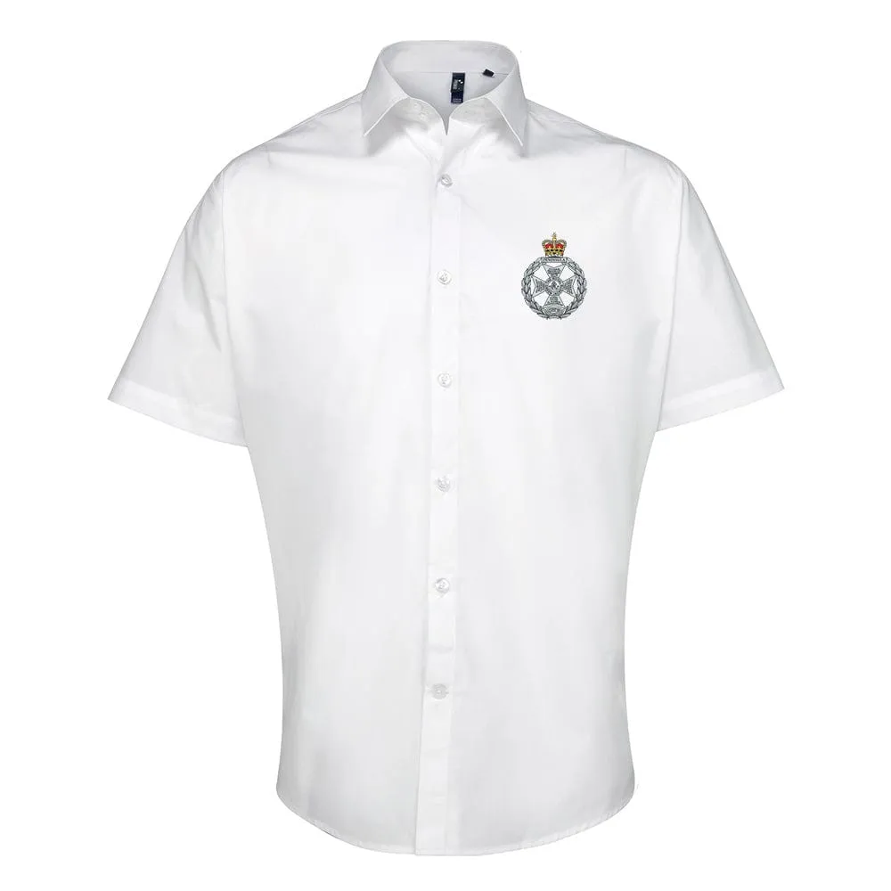 Royal Green Jackets Embroidered Short Sleeve Oxford Shirt