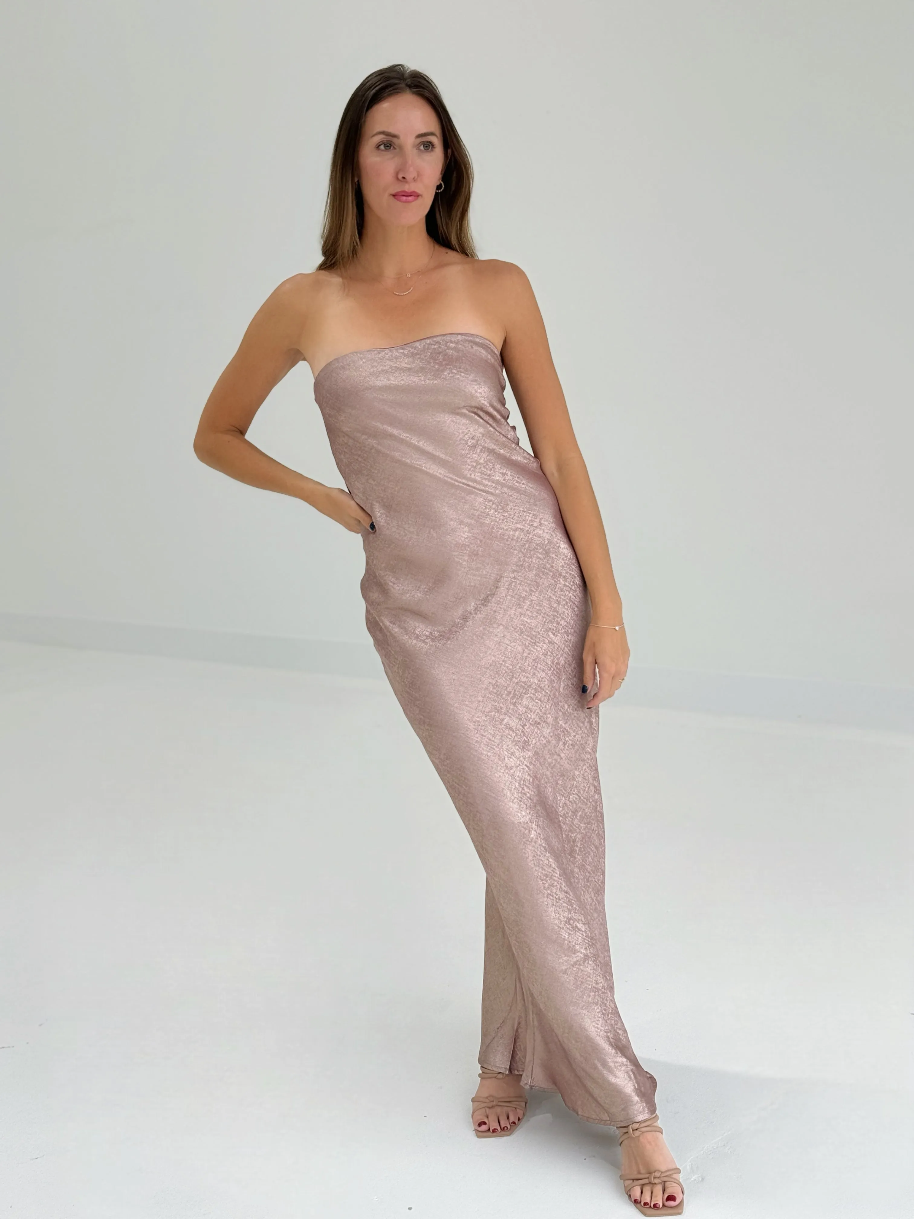 Runner-Up Maxi Dress - Rose Pearl