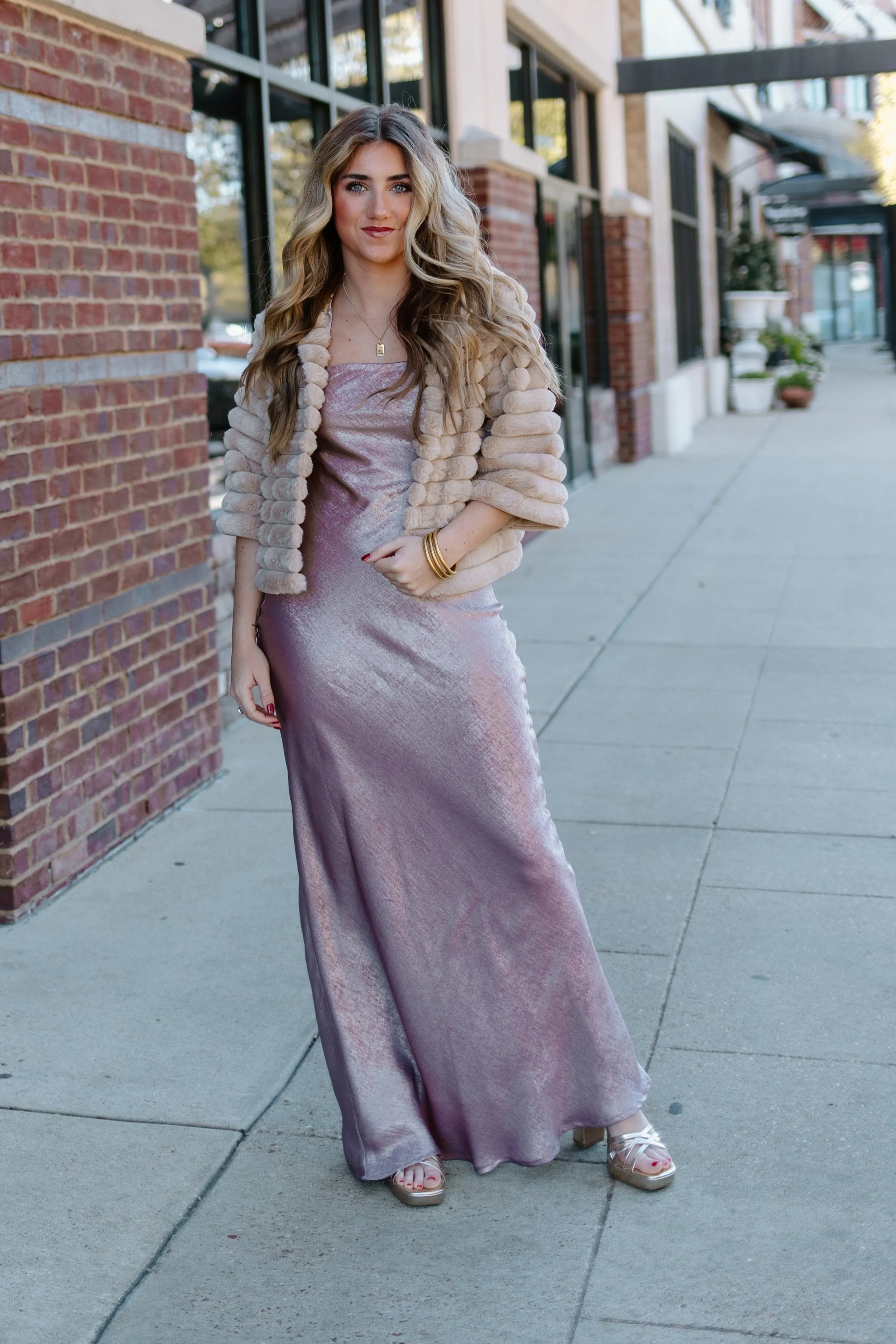 Runner-Up Maxi Dress - Rose Pearl