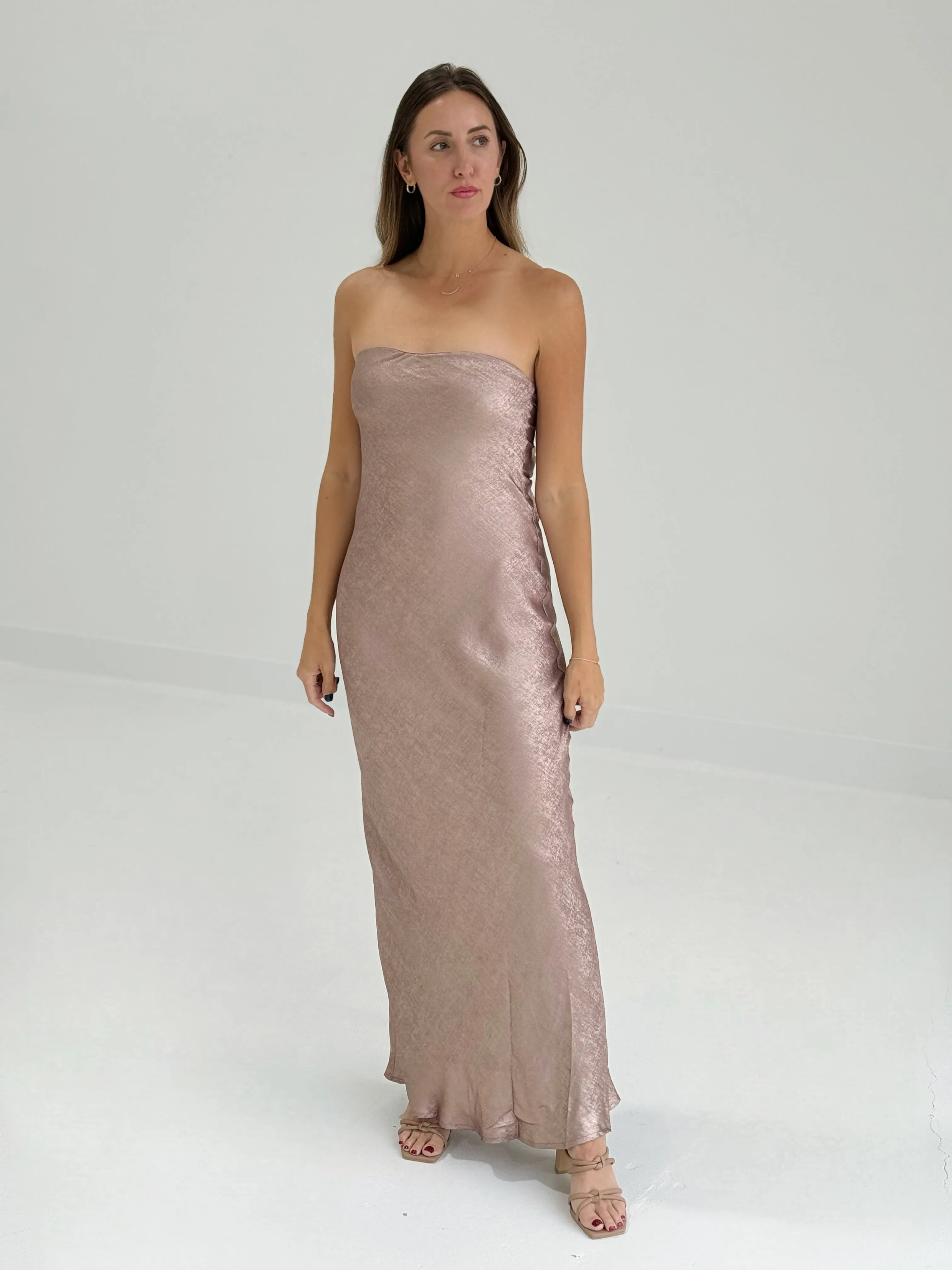 Runner-Up Maxi Dress - Rose Pearl