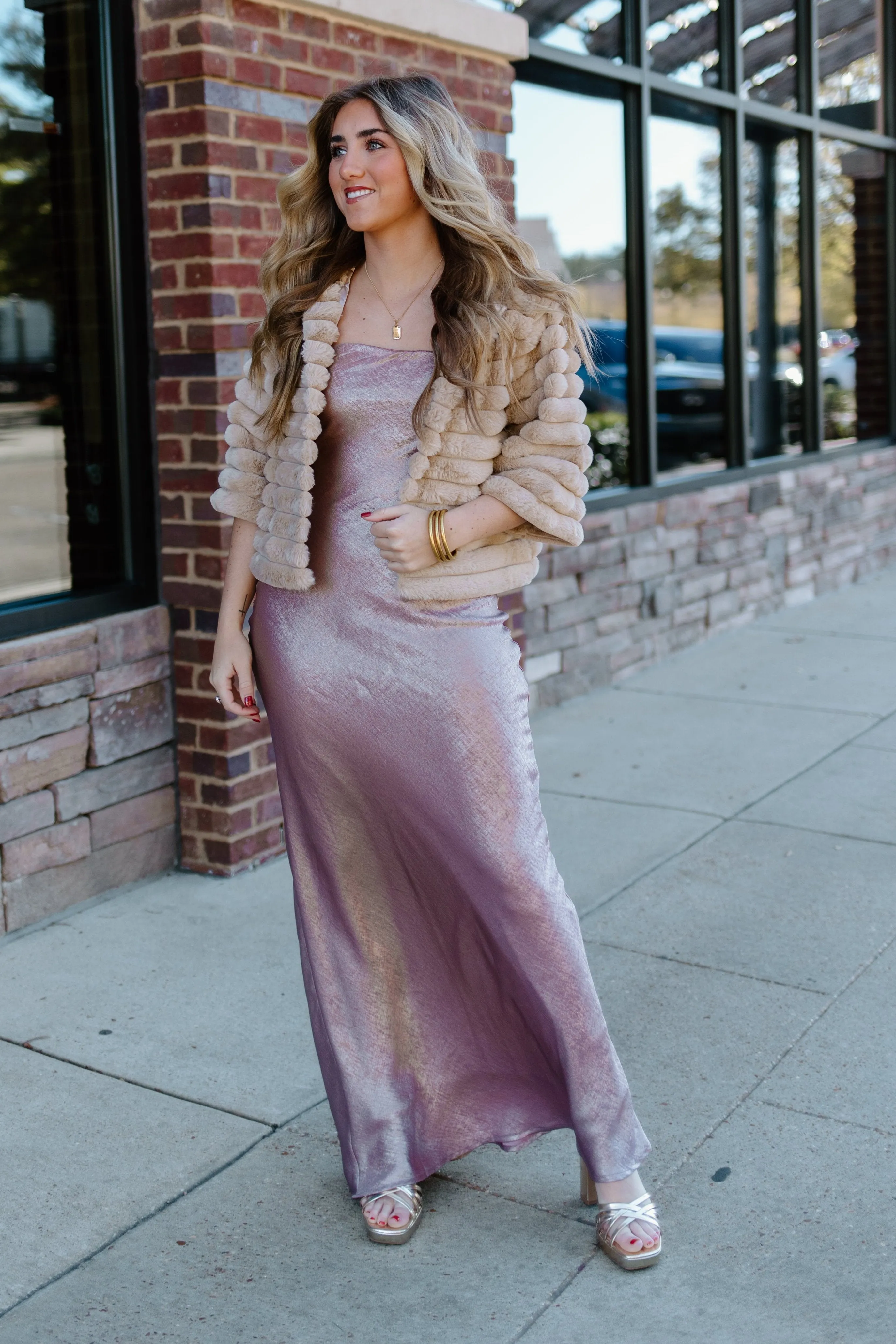 Runner-Up Maxi Dress - Rose Pearl