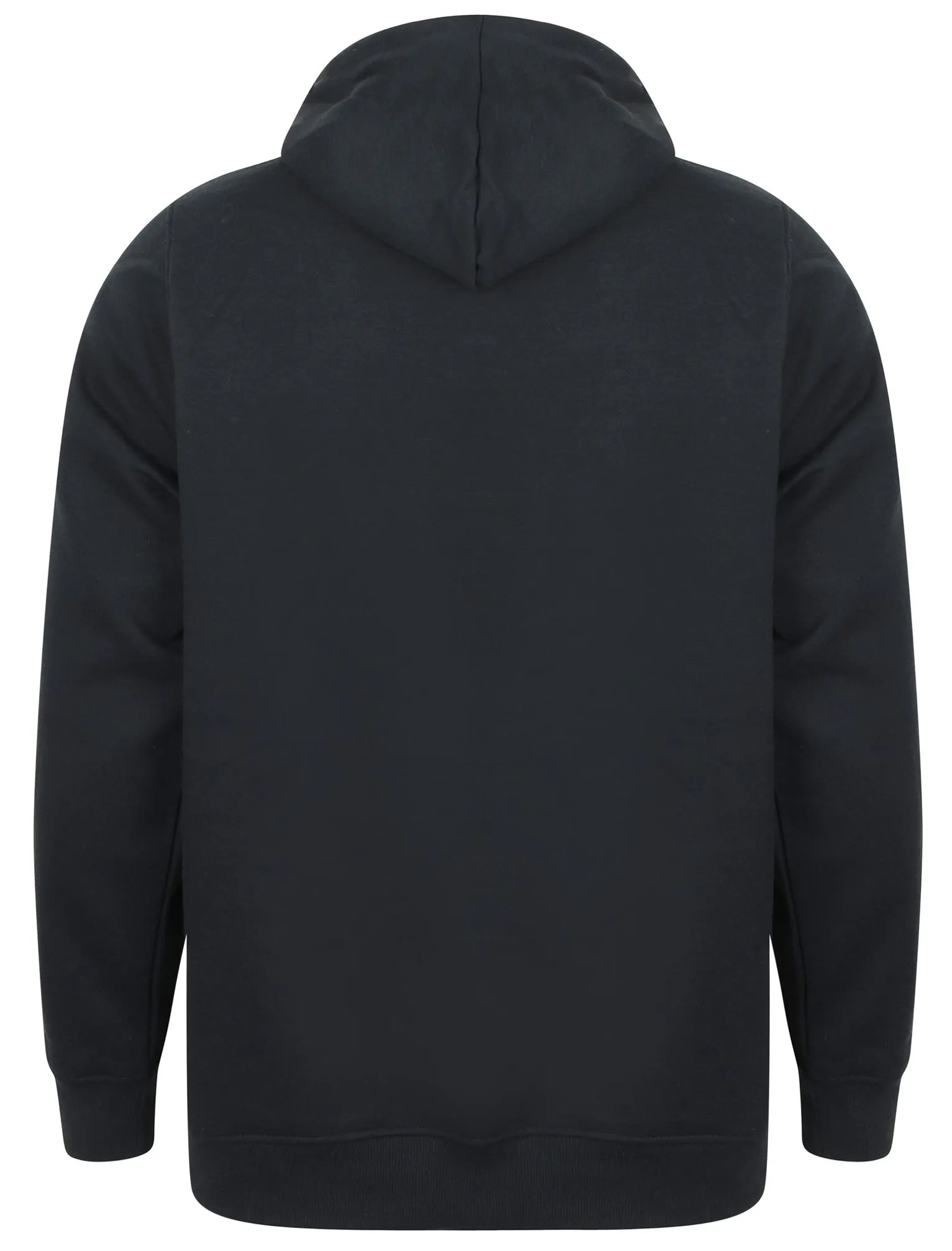 Ryker Brush Back Fleece Basic Pullover Hoodie In Navy