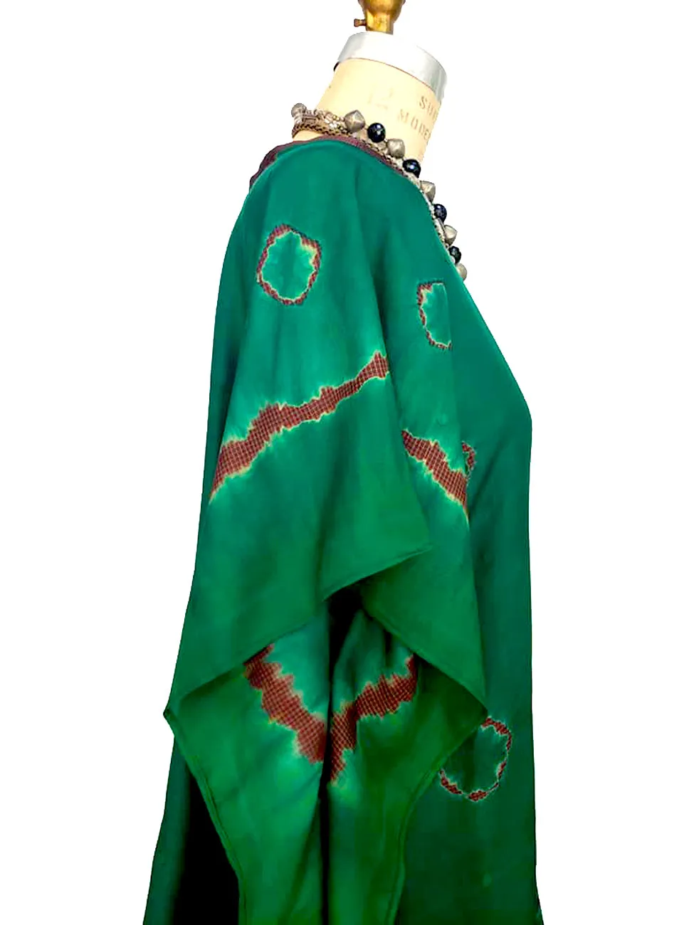 Silk Caftan Almost Famous Collection - Green Acres