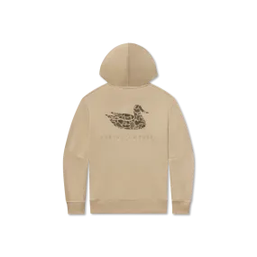 Southern Marsh Retro Duck Hoodie - Khaki