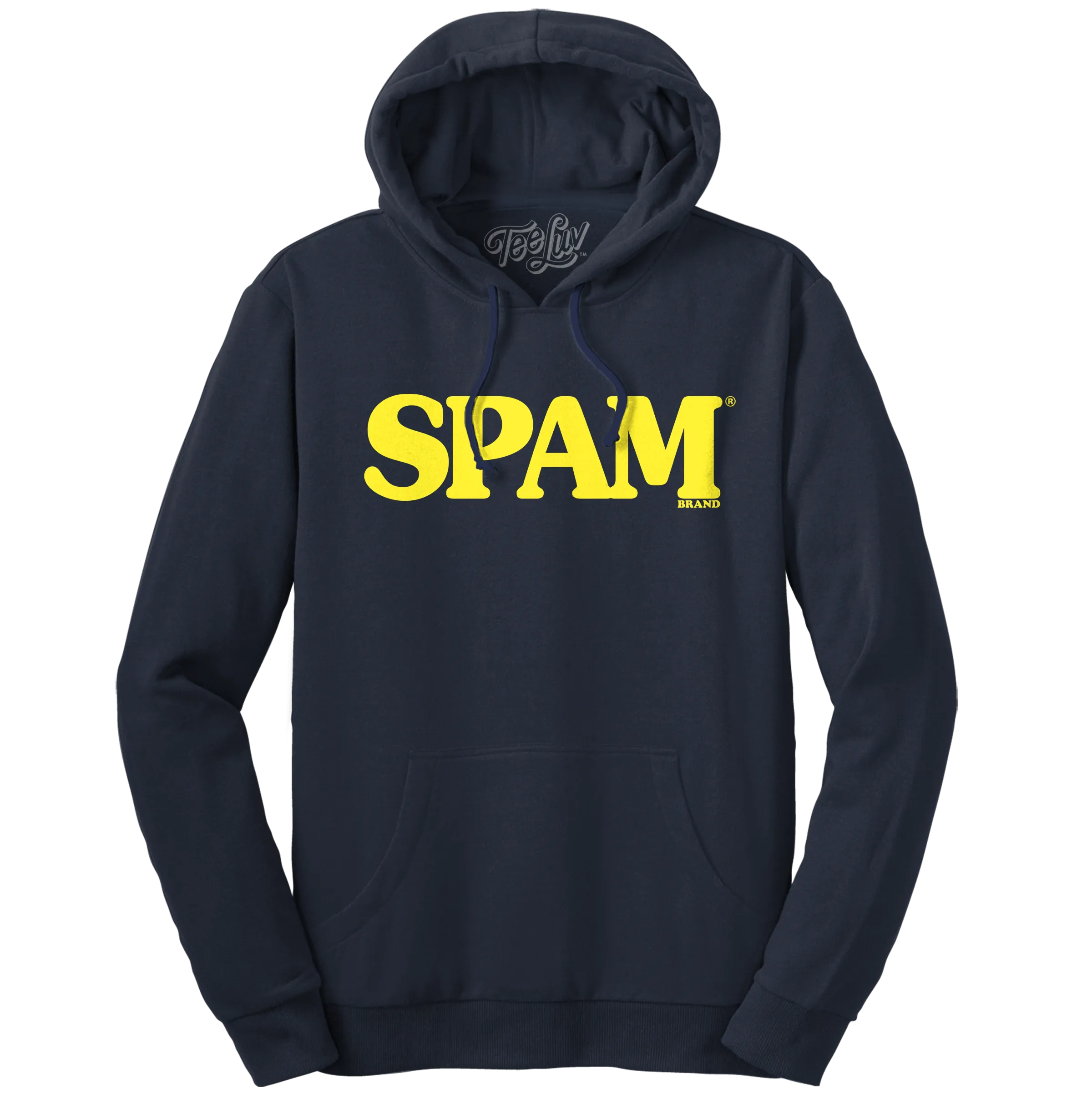 SPAM Logo Hooded Sweatshirt - Navy Blue