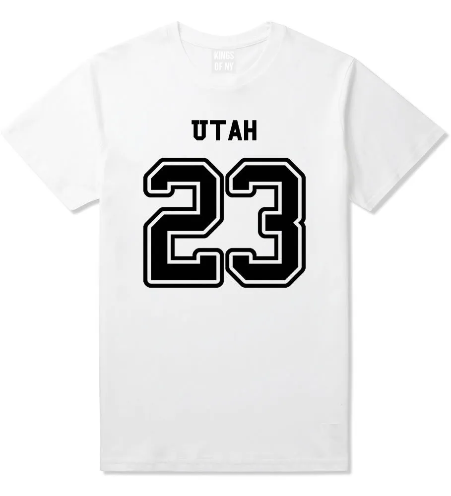 Sport Style Utah 23 Team State Jersey Mens T-Shirt