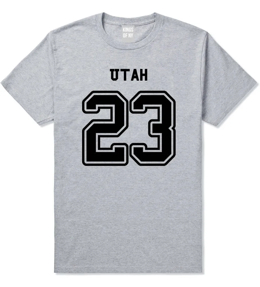 Sport Style Utah 23 Team State Jersey Mens T-Shirt