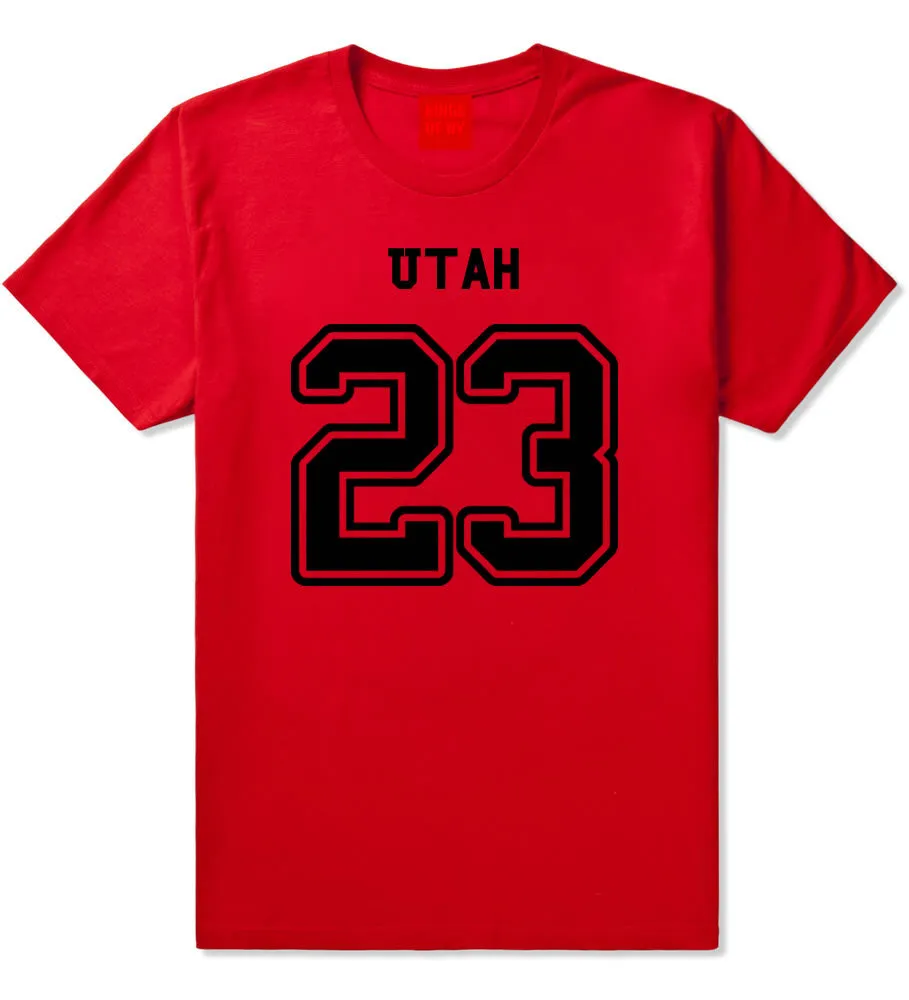 Sport Style Utah 23 Team State Jersey Mens T-Shirt