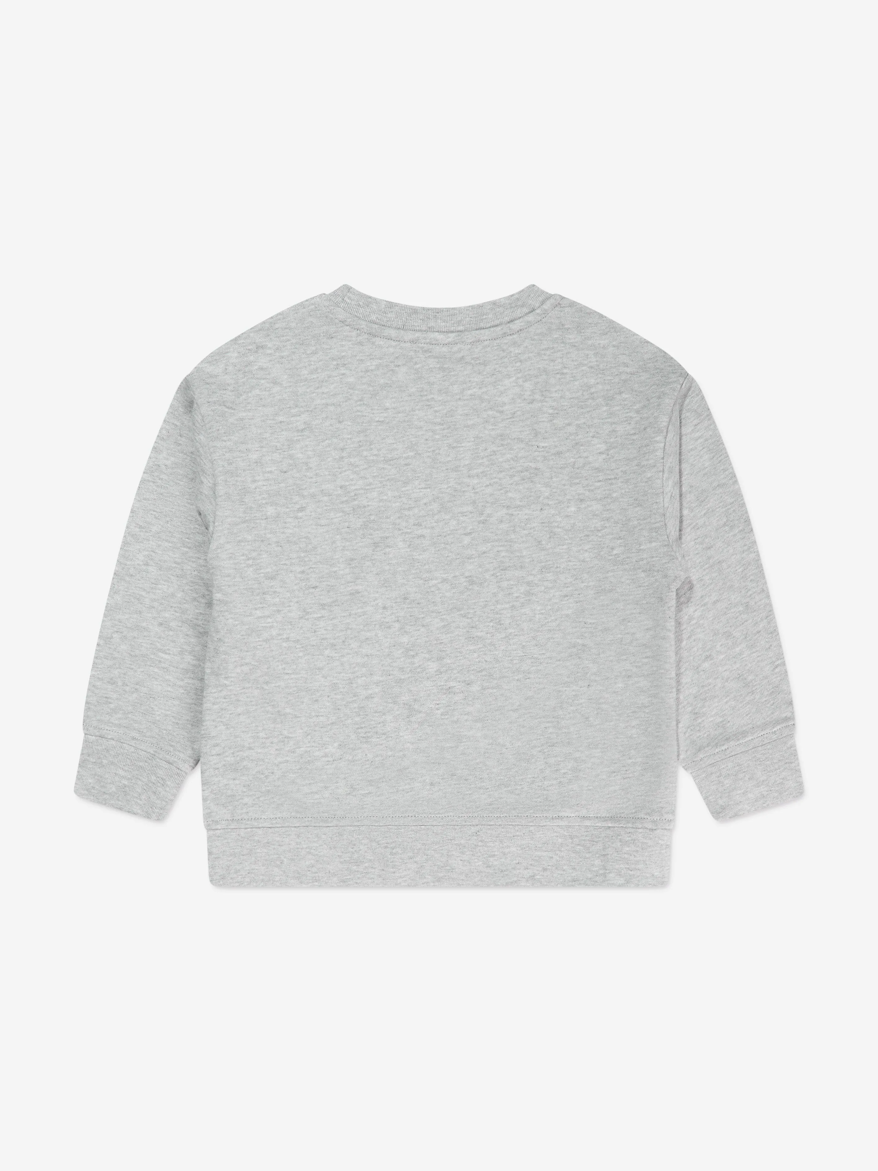 Stella McCartney Boys Logo Sweatshirt in Grey