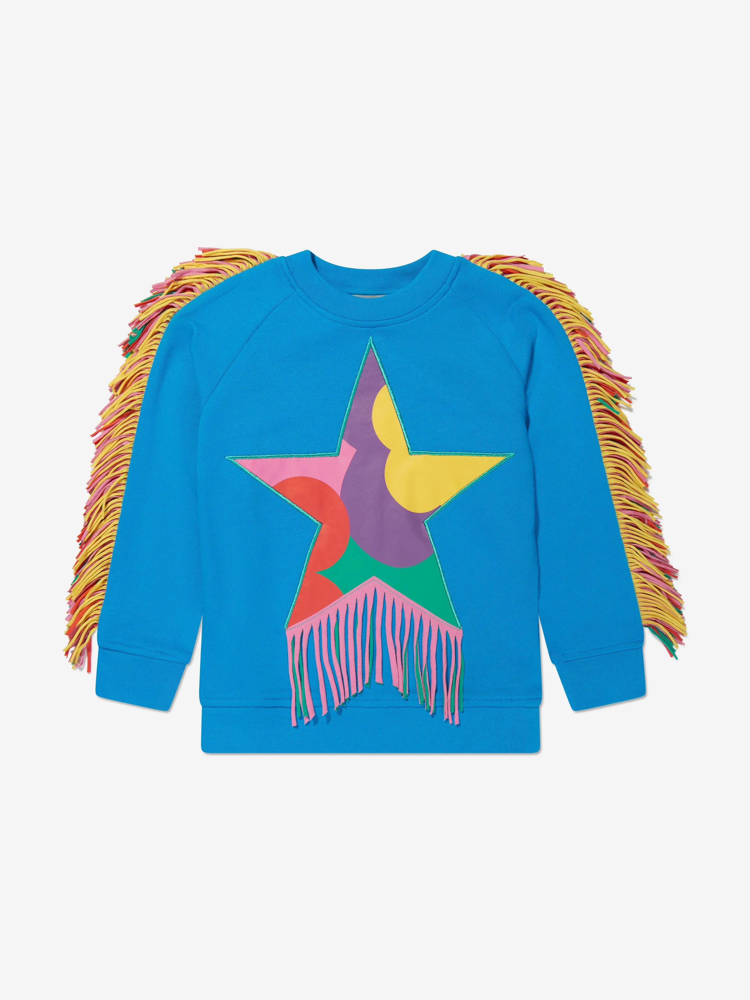 Stella McCartney Girls Tassel Star Sweatshirt in Blue