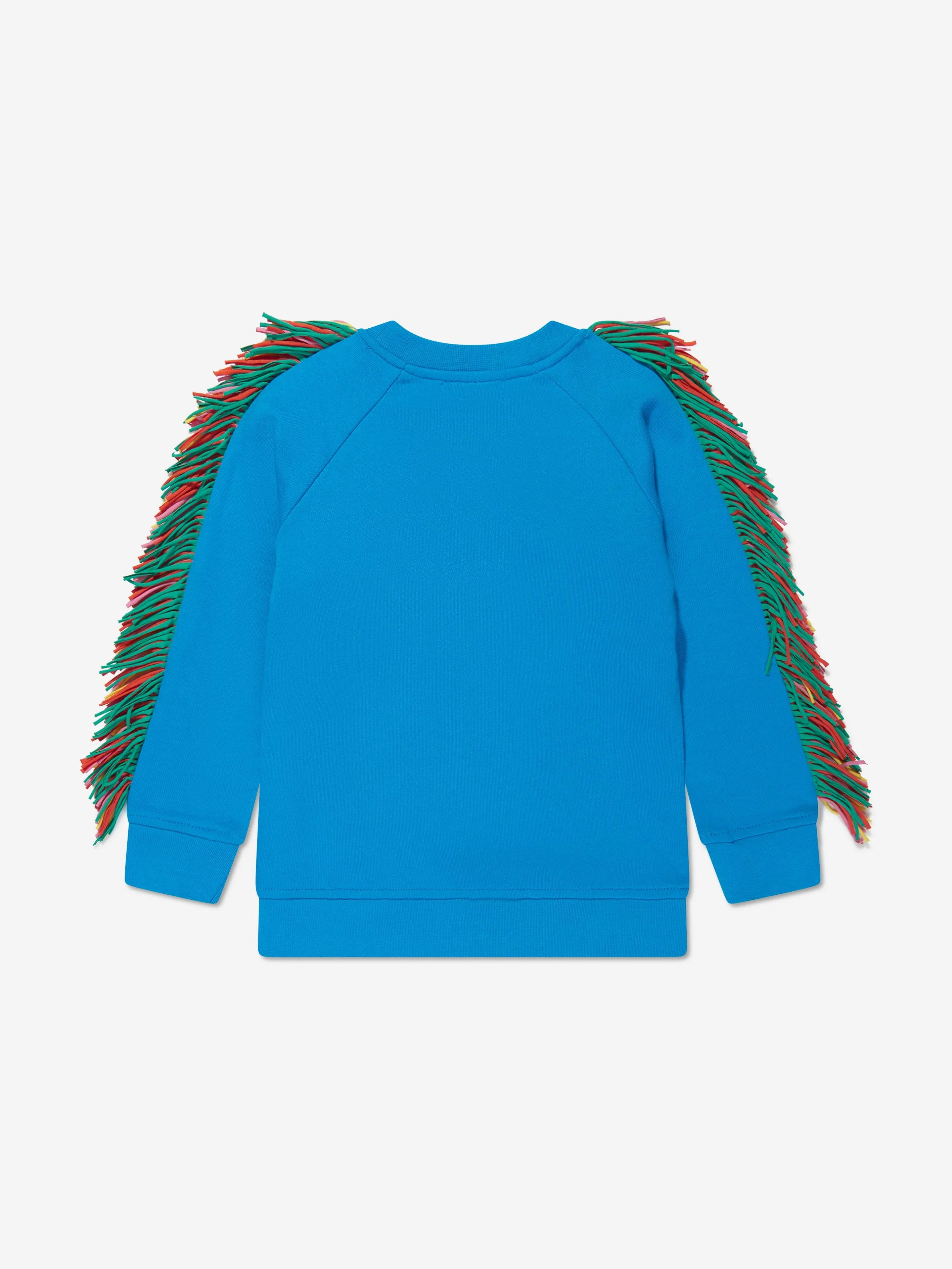 Stella McCartney Girls Tassel Star Sweatshirt in Blue