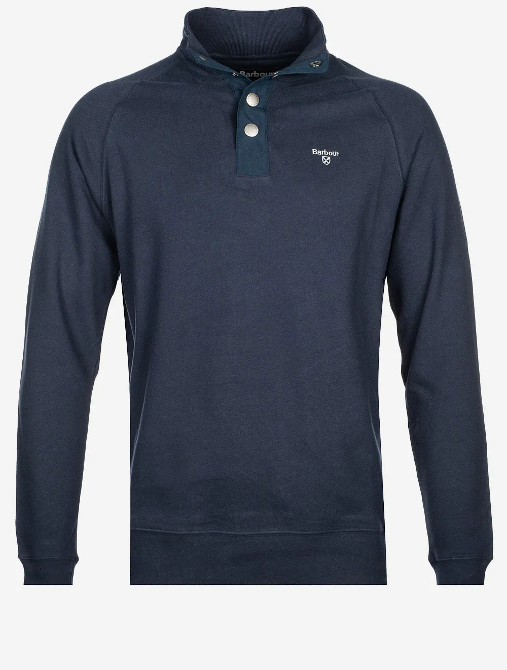 Sweat Half Snap Jumper Navy