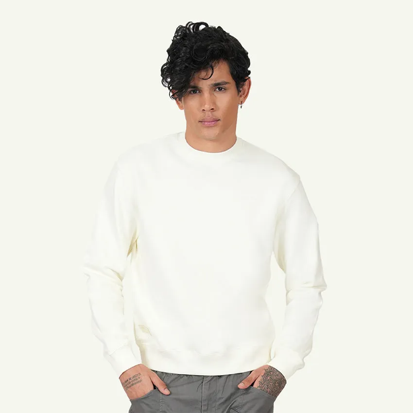 SWEAT SHIRT LOGO MEN'S SWEATSHIRT - STAR WHITE