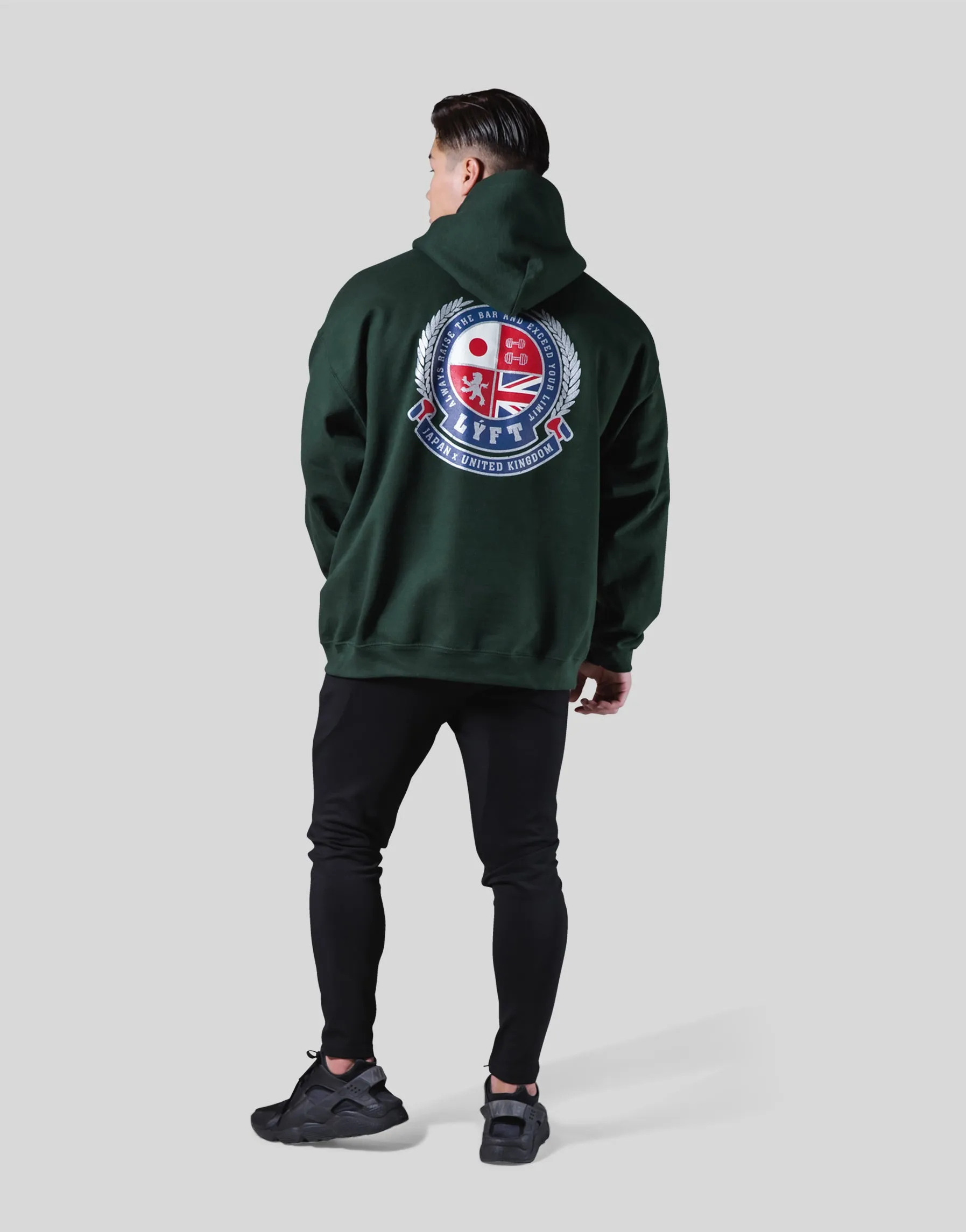 Symbolic Emblem Pullover Hoodie - Green