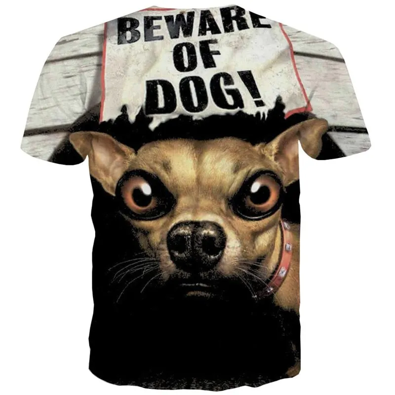 t shirt dog Puppy Cute animal Casual Cool men outfits big Smart dogs