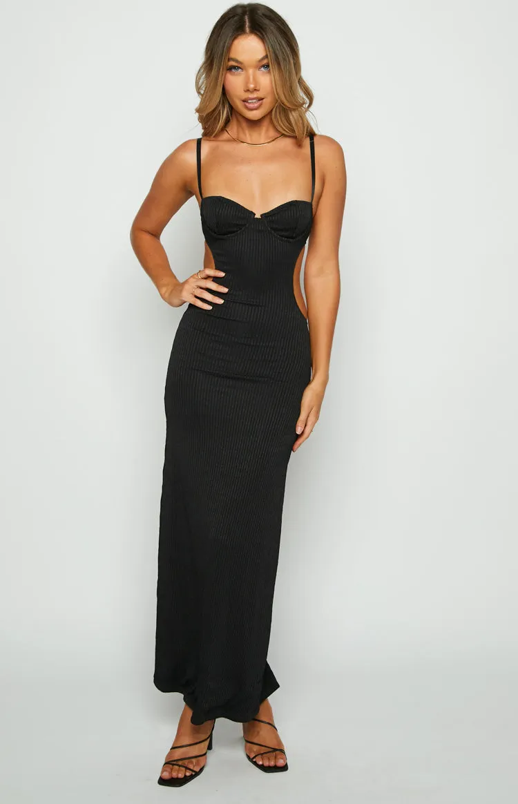 Tamara Black Maxi Dress