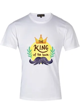 The King Of House - Father's Day White T-Shirt