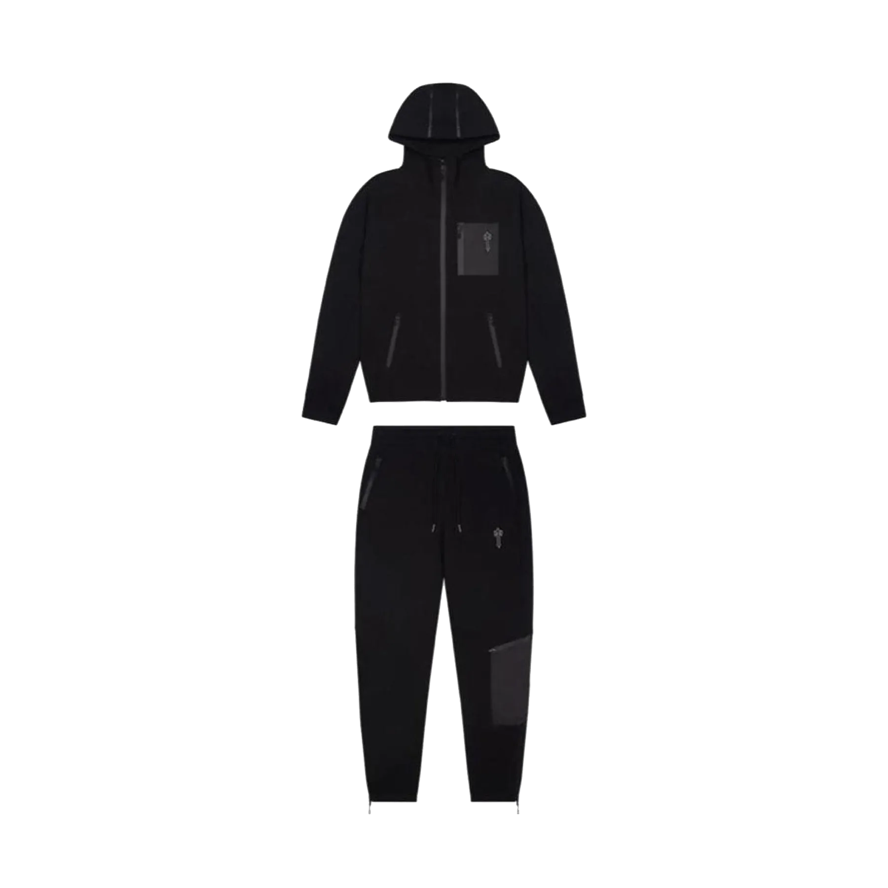 Trapstar Irongate T-Fleece Tracksuit - Black