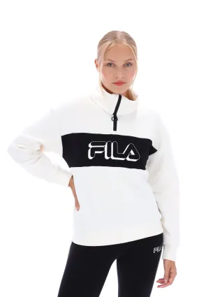 Trofana Wide Neck 1/4 Zip Sweatshirt