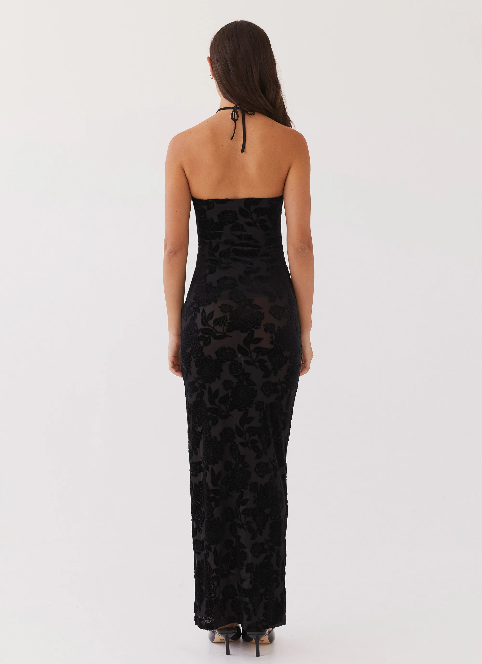 Trouble Love Maxi Dress - Black