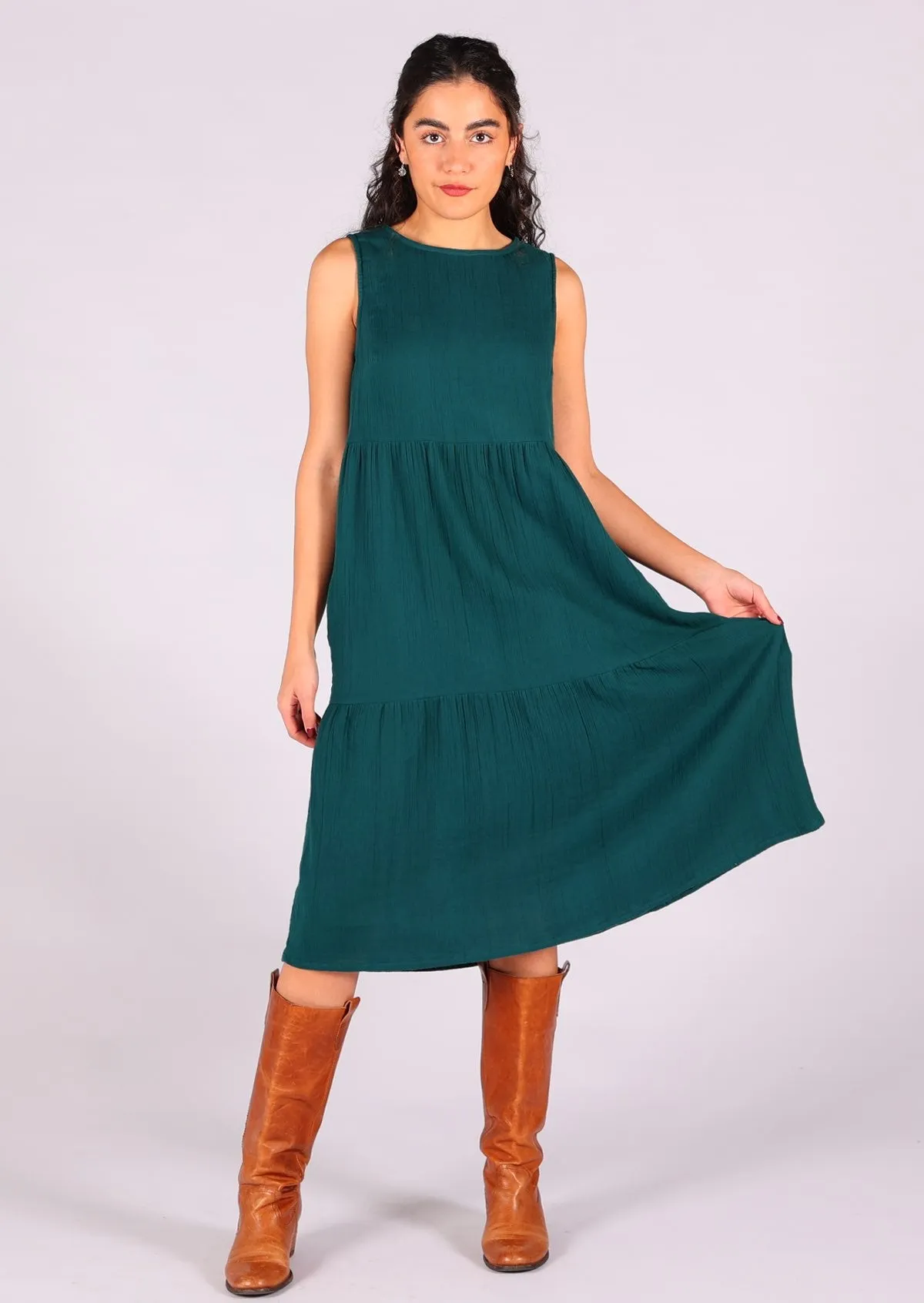 Tully Dress Deep Teal