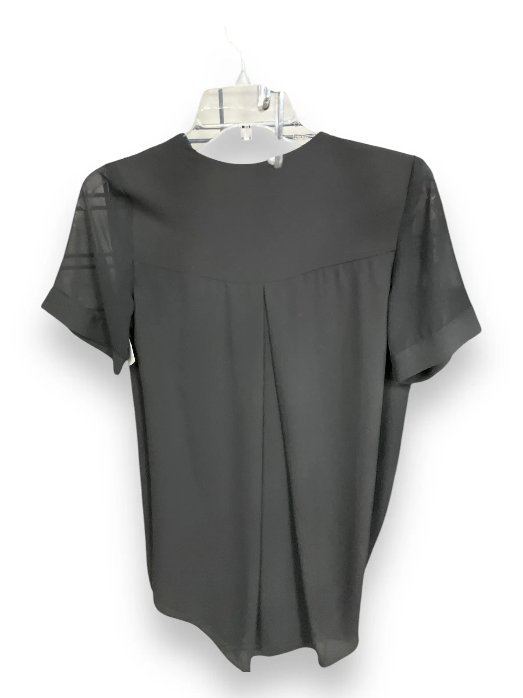 Tunic 3/4 Sleeve By Topshop In Black, Size: 0