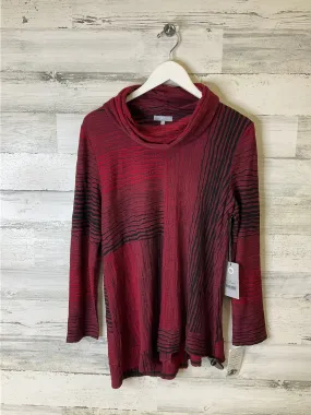 Tunic Long Sleeve By Habitat In Red, Size: S