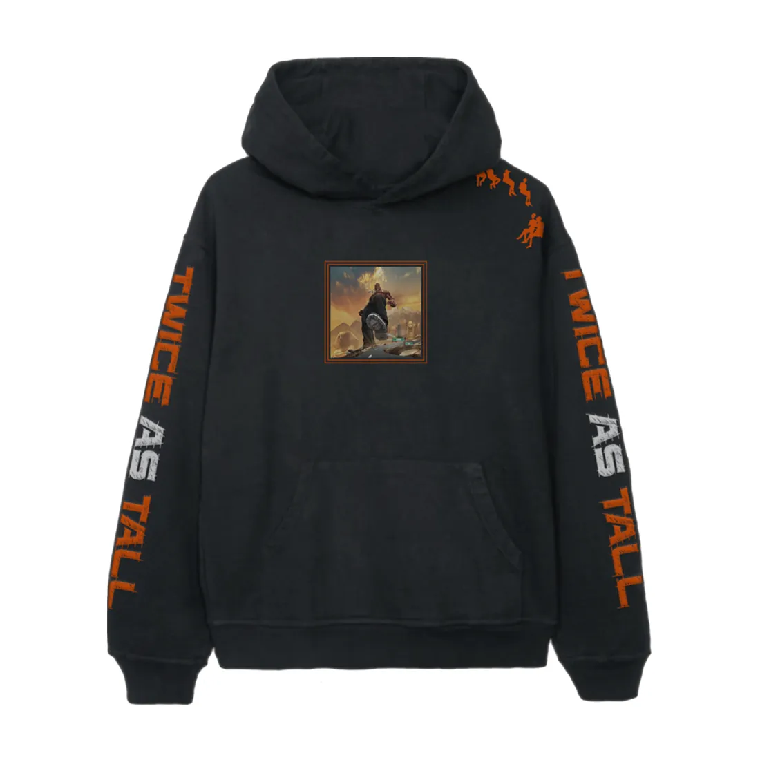 Twice As Tall Hoodie (Black)