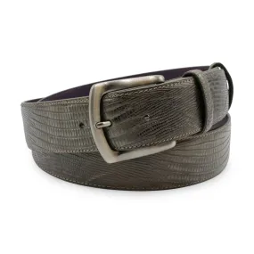 Two Tone Steel Teyus Effect Gunmetal Belt