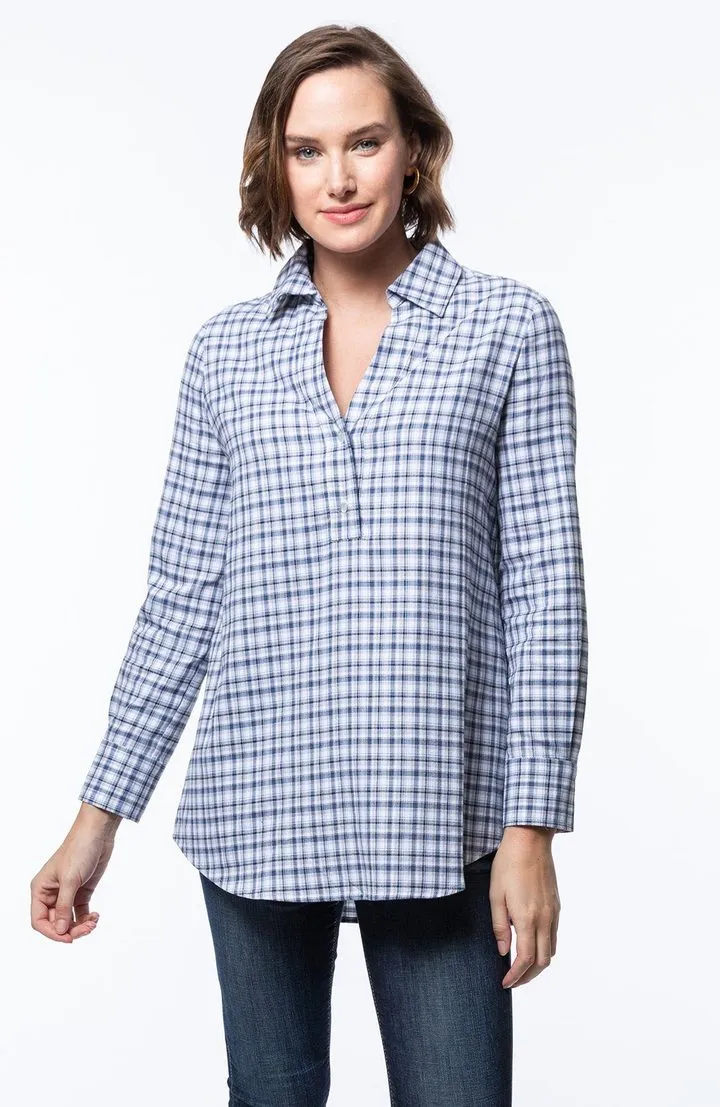 Tyler Boe Teri Plaid Tunic Multi