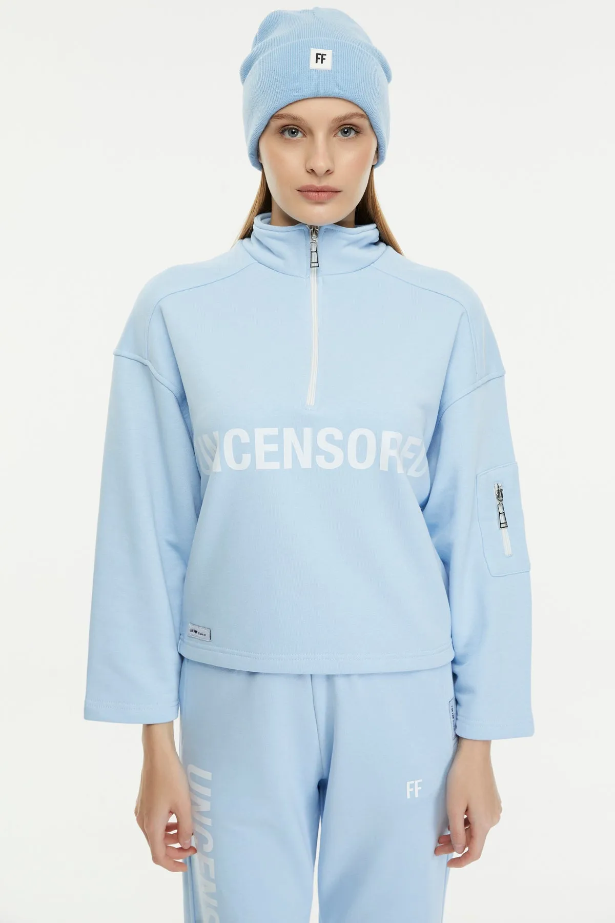 Uncensored / Zipper Women Sweatshirt