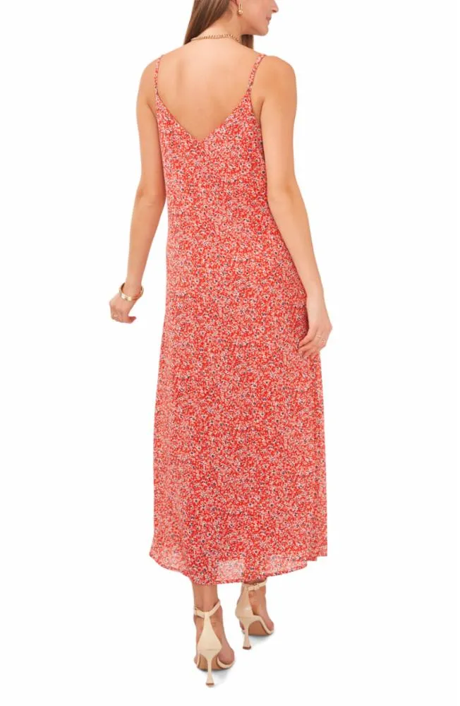 Vince Camuto Apparel THIN STRAP TANK MAXI DRESS V609/FIERY RED