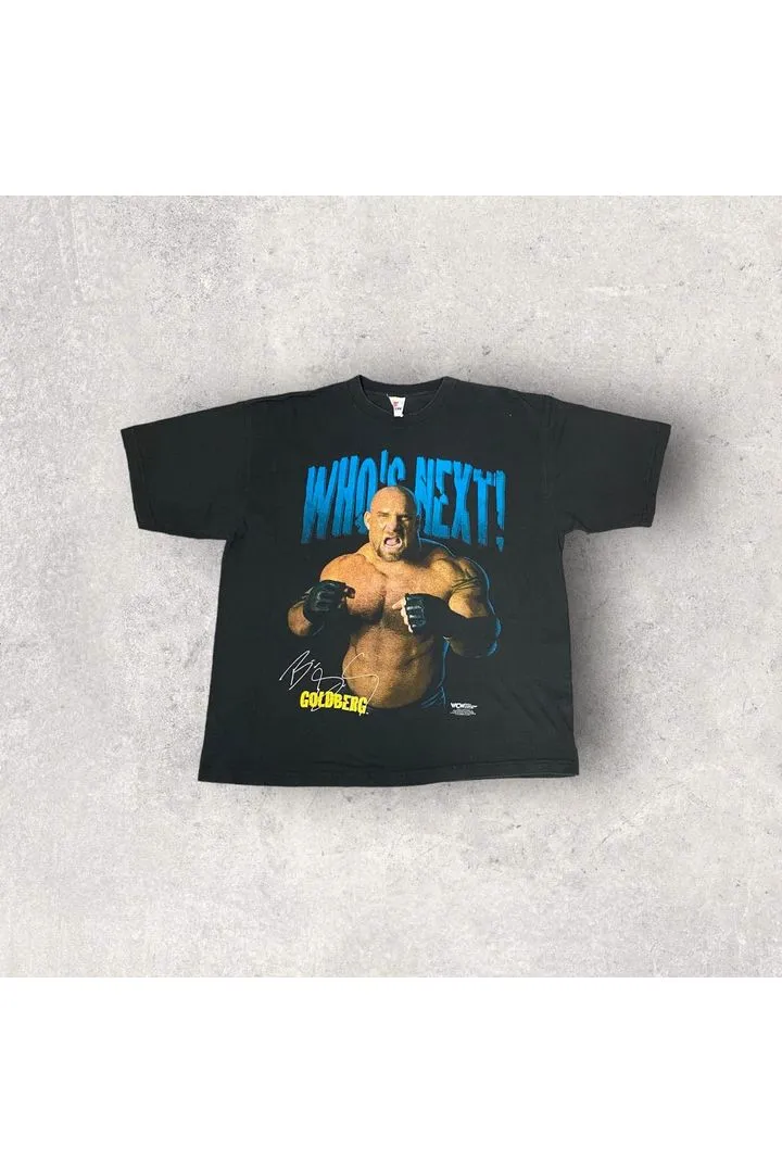 Vintage 1998 WCW Goldberg Who's Next Wrestling Tee- XXL