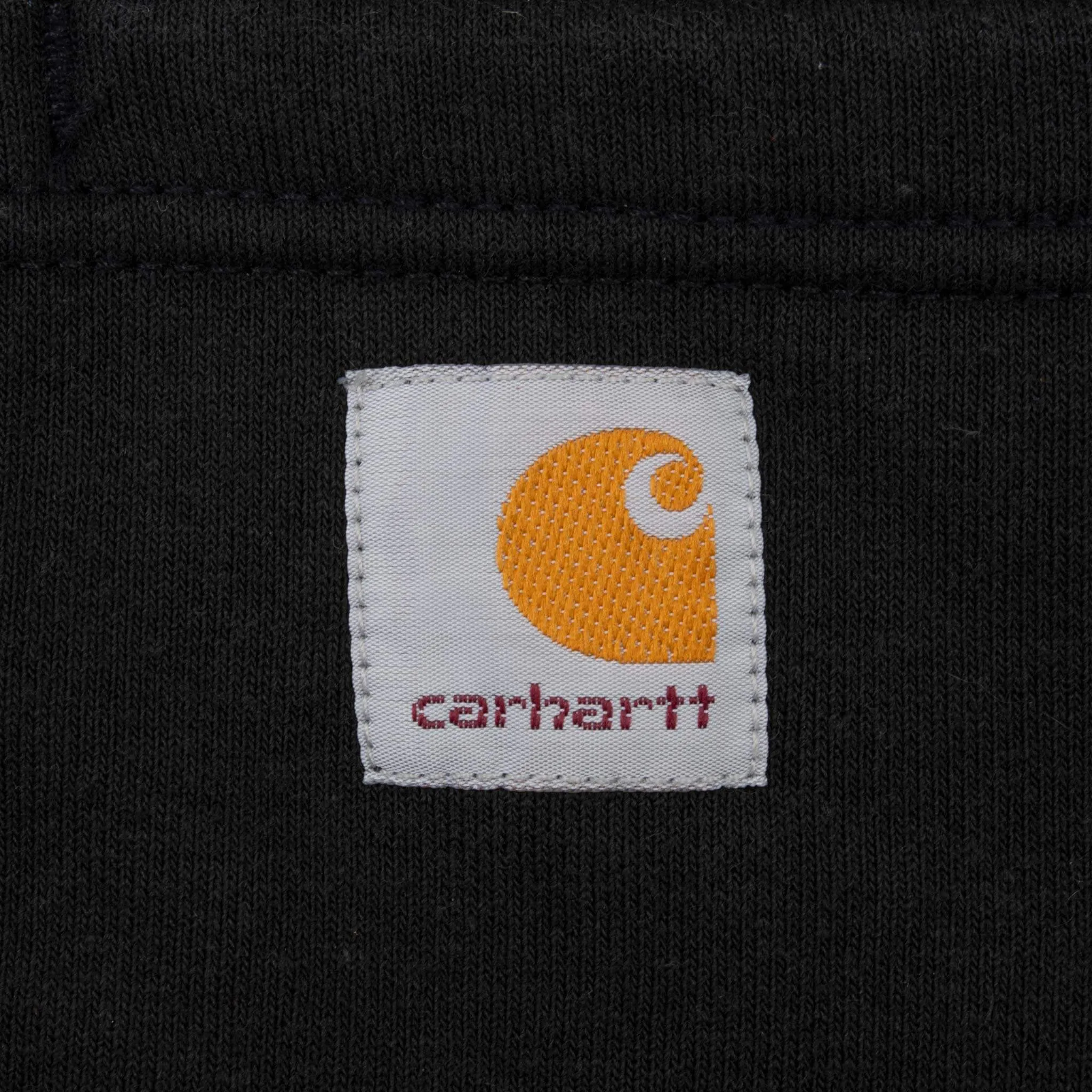 VINTAGE CARHARTT BLACK POCKET CREWNECK SWEATSHIRT 2XL