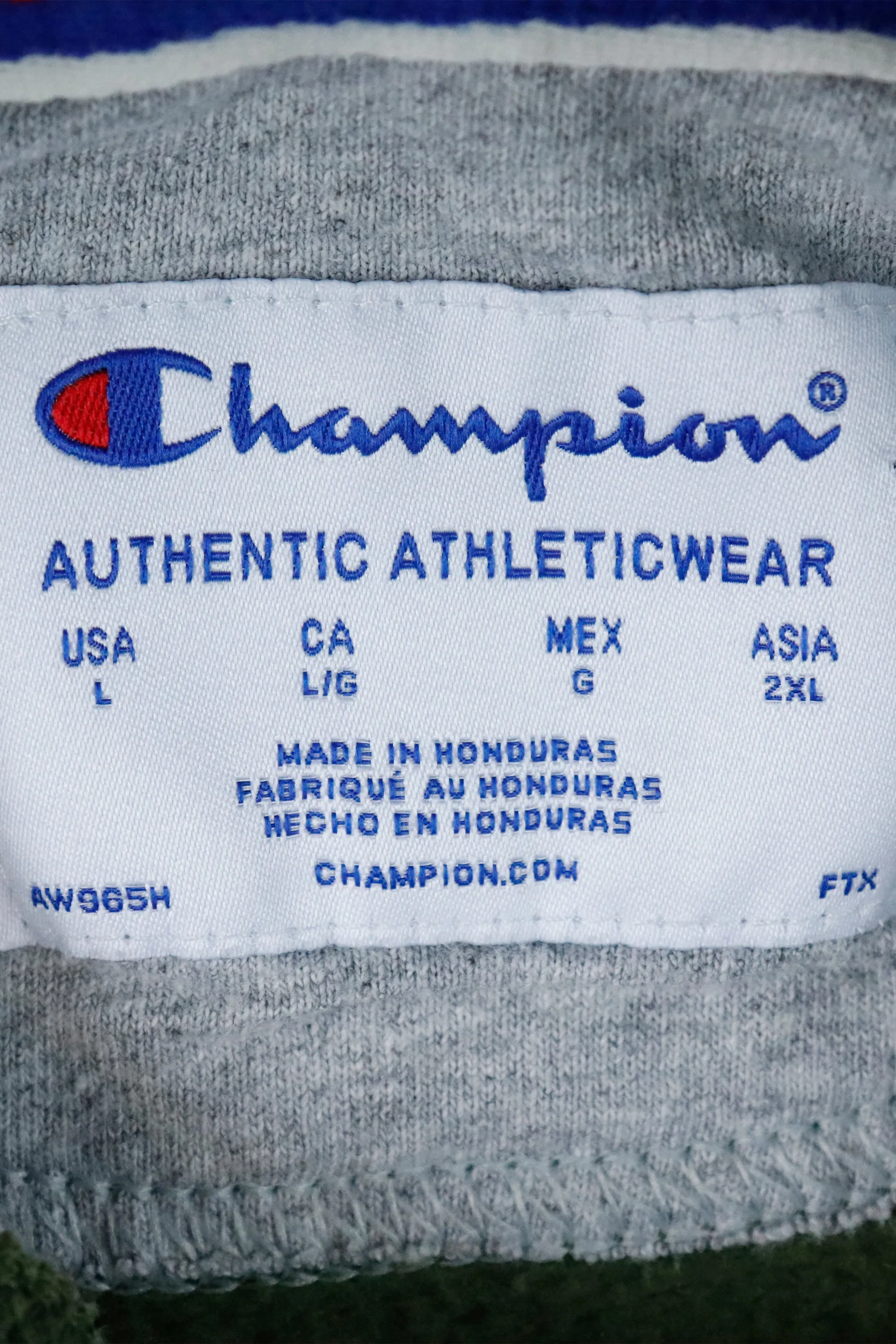 Vintage Champion Hooded Front Pocket Sweatshirt Sz L