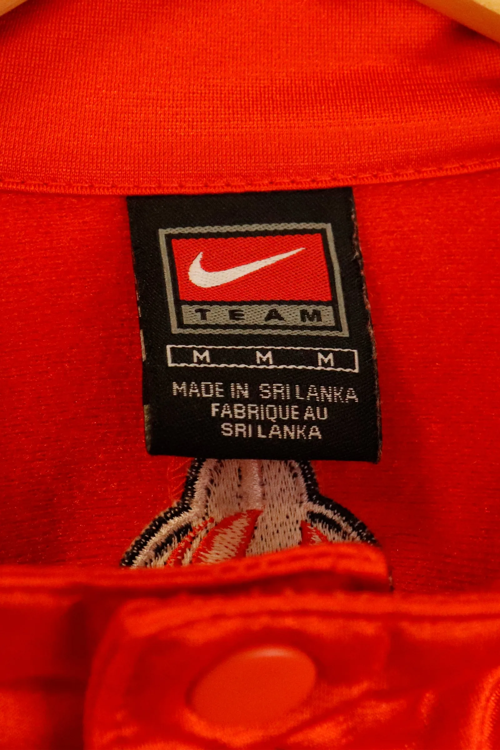 Vintage Nike Team Syracuse Patch Warm Up Jacket Sz M